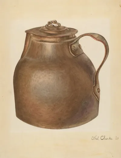 Copper Water Vessel
