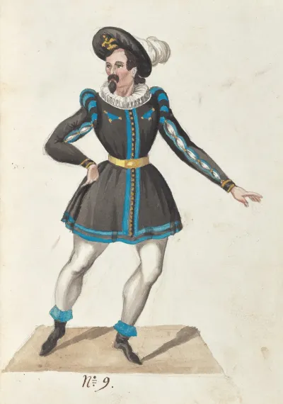 Costume Designs For The Ballet La Pastorella Svizzera Pl 9
