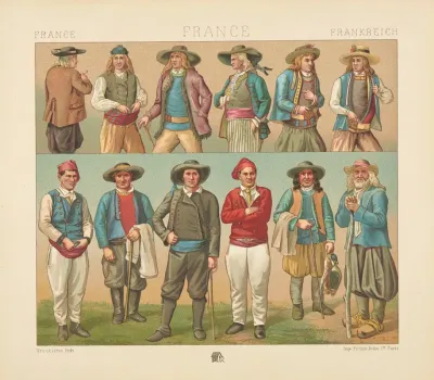 Costumes Bretons XIX Siecle