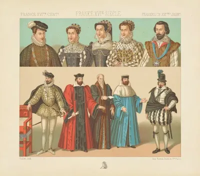 Costumes De La Haute Noblesse Et De La Magistrature Figures Historiques