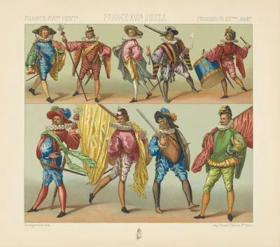 Costumes De Linfanterie Sous Henri III