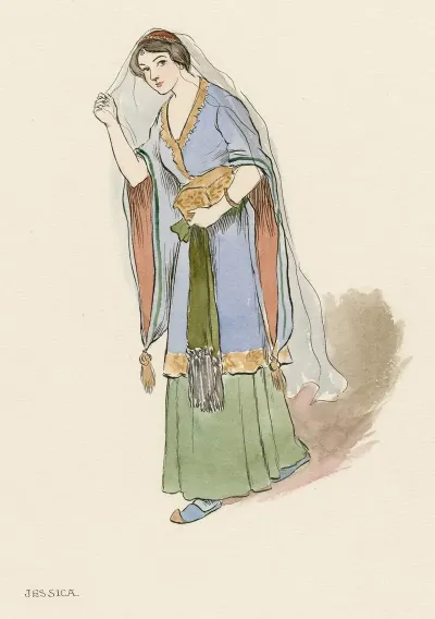 Costumes For Merchant Of Venice Merry Wives Of Windsor And Twelfth Night Pl 06