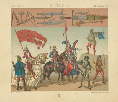Costumes Militaires 1439 1450 Armes