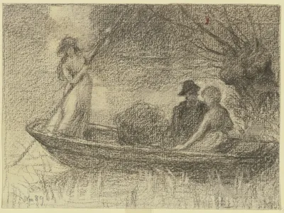 Couple In A Barge