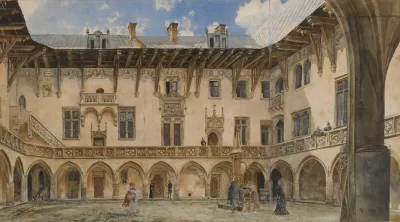 Courtyard Of Krakow University