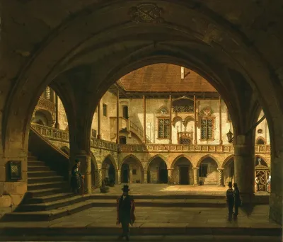 Courtyard Of The Jagiellonian Library