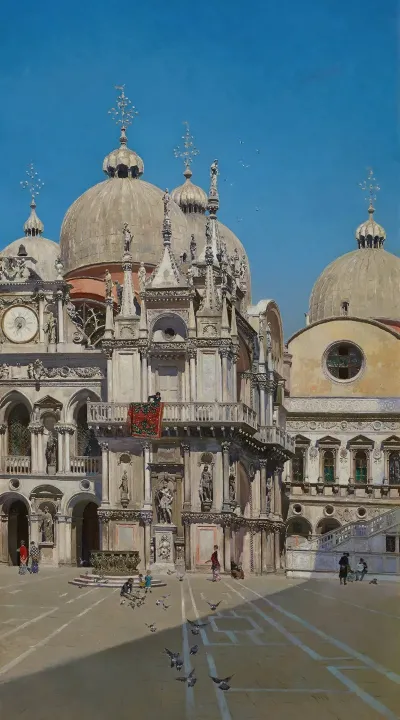 Courtyard Of The Palace Of The Dux Of Venice