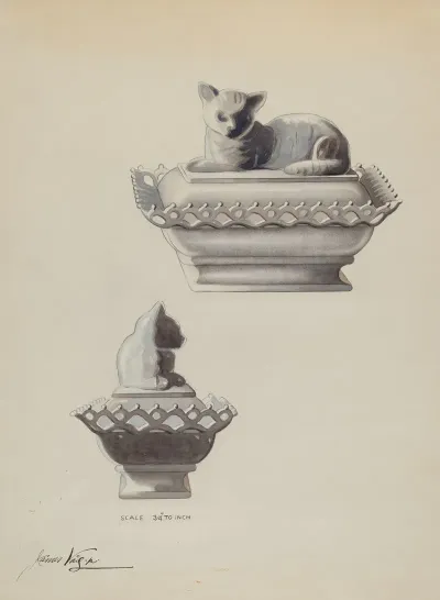 Covered Dish Cat