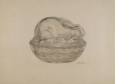 Covered Rabbit Dish