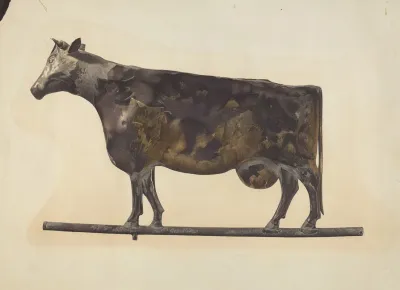 Cow Weather Vane
