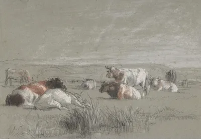 Cows In A Landscape
