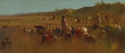 Cranberry Pickers Nantucket