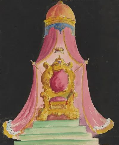 Created Equal Sketch No 1 Throne With Canopy