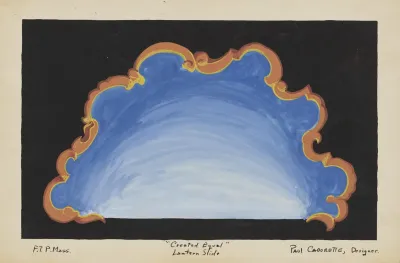 Created Equal Sketch No 11 Lantern Slide Framed Sky