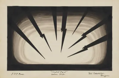 Created Equal Sketch No 6 Lantern Slide Bayonets