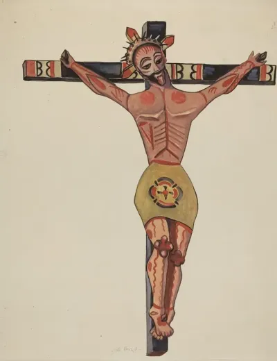 Crucifix From The Vicinity Of Mora