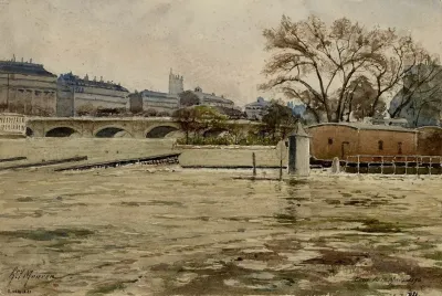 Crue De La Seine Le 29 Mars 1896