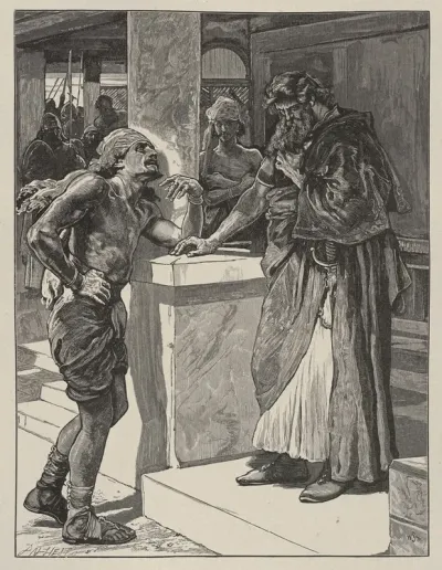Cushi Brings To David News Of The Death Of Absalom