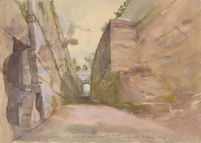 Cutting On The Manchester And Liverpool Railway