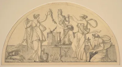 Cybele And Three Attendants