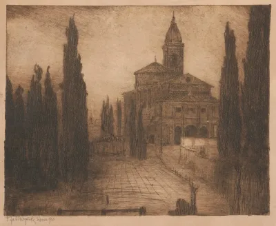 Cypresses Near Siena