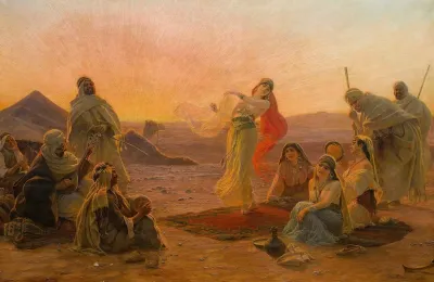 Dancing At Sunset