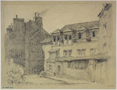 Dans La Basse Cour Derriere La Rue Des Gobelins