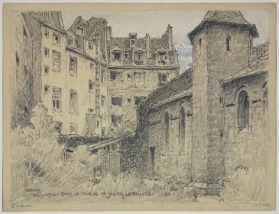 Dans La Cour De Saint Julien Le Pauvre