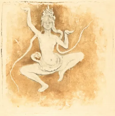 Danseuse Cobodgienne Cambodian Dancer