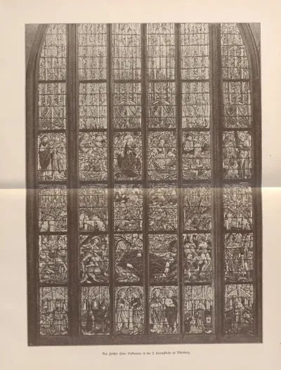 Das Fenster Peter Volkamers In Der St Lorenzkirche Zu Nurnberg
