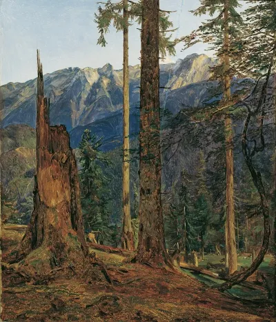 Das Hollengebirge Bei Ischl