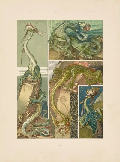Das Thier In Der Decorativen Kunst Pl 15