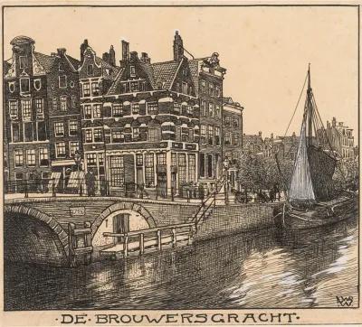 De Brouwersgracht Te Amsterdam