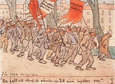 De Fyllt Sitt Skrof De Vande Nu Till Sina Hyddor Om