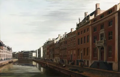 De Gouden Bocht In De Herengracht In Amsterdam Vanuit Het Westen
