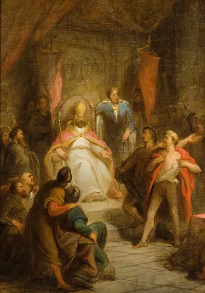 De Graaf Van Gelre En De Heer Van Amstel In Het Domkapittel Van Utrecht Anno 1227