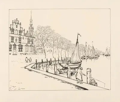 De Huizen T Lammetje Of Het Schotse Huis En De Gulden Struijs Aan De Kade Te Veere