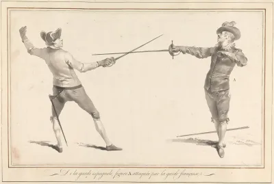 De La Garde Espagnole Figure A Attaquee Par La Garde Francoise