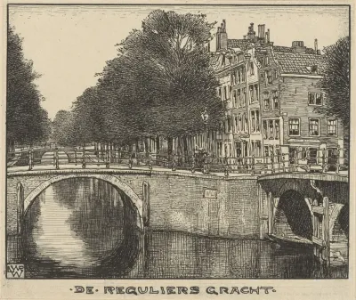 De Reguliers Gracht Te Amsterdam
