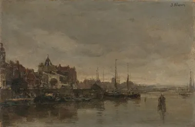 De Schreierstoren Met De Brug Over De Gelderse Kade Te Amsterdam
