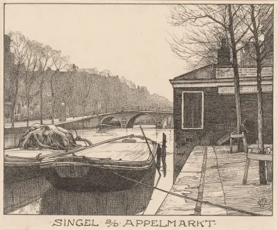 De Singel Bij De Appelmarkt Te Amsterdam