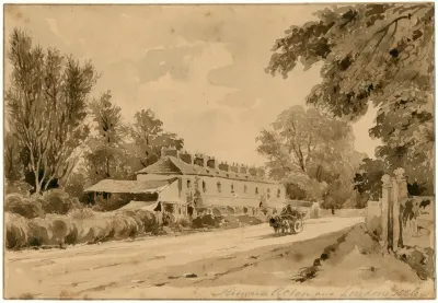De Weg Tussen Acton En Londen