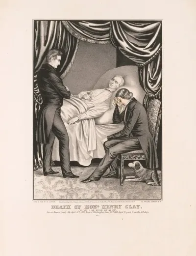 Death Of Honl Henry Clay My Son I Am Going Sit By Me