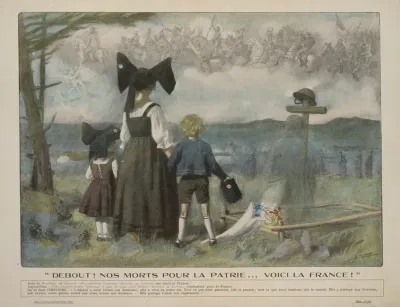 Debout Nos Morts Pour La Patrie Voici La France