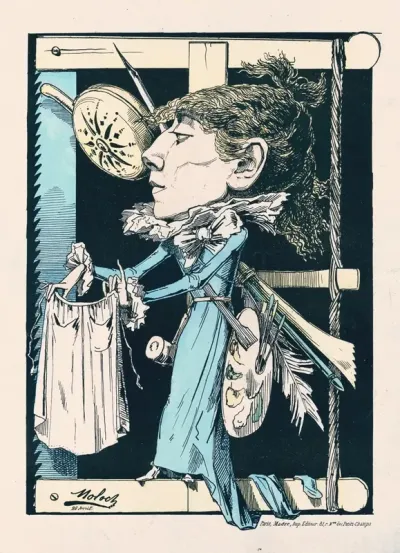 Debuts De Melle Sarah Berhardt Dans Les Precieuses Ridicules
