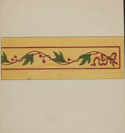 Decorative Panel From Rail Car Interior 2