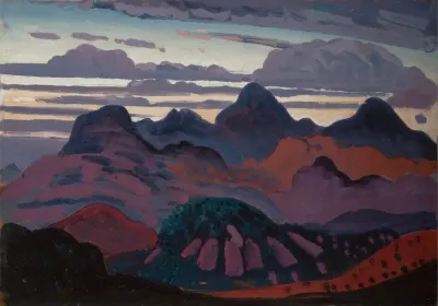 Deep Twilight Pyrenees
