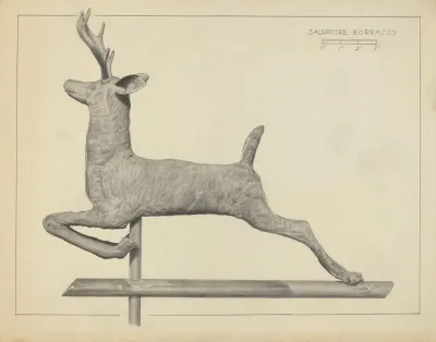 Deer Weather Vane 2