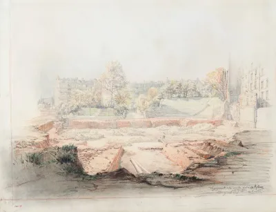 Degagement De La Seconde Moitie Des Arenes Rue Monge