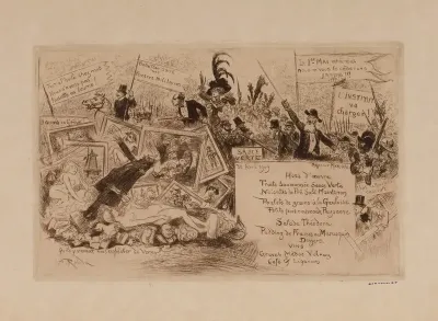 Dejeuner Mariani Le 30 Avril 1909